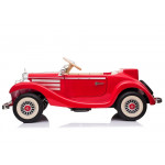 Elektrické autíčko Mercedes Benz 540K Retro - červená - nosnosť 100KG!!!